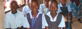 schoolchildren in Kenya